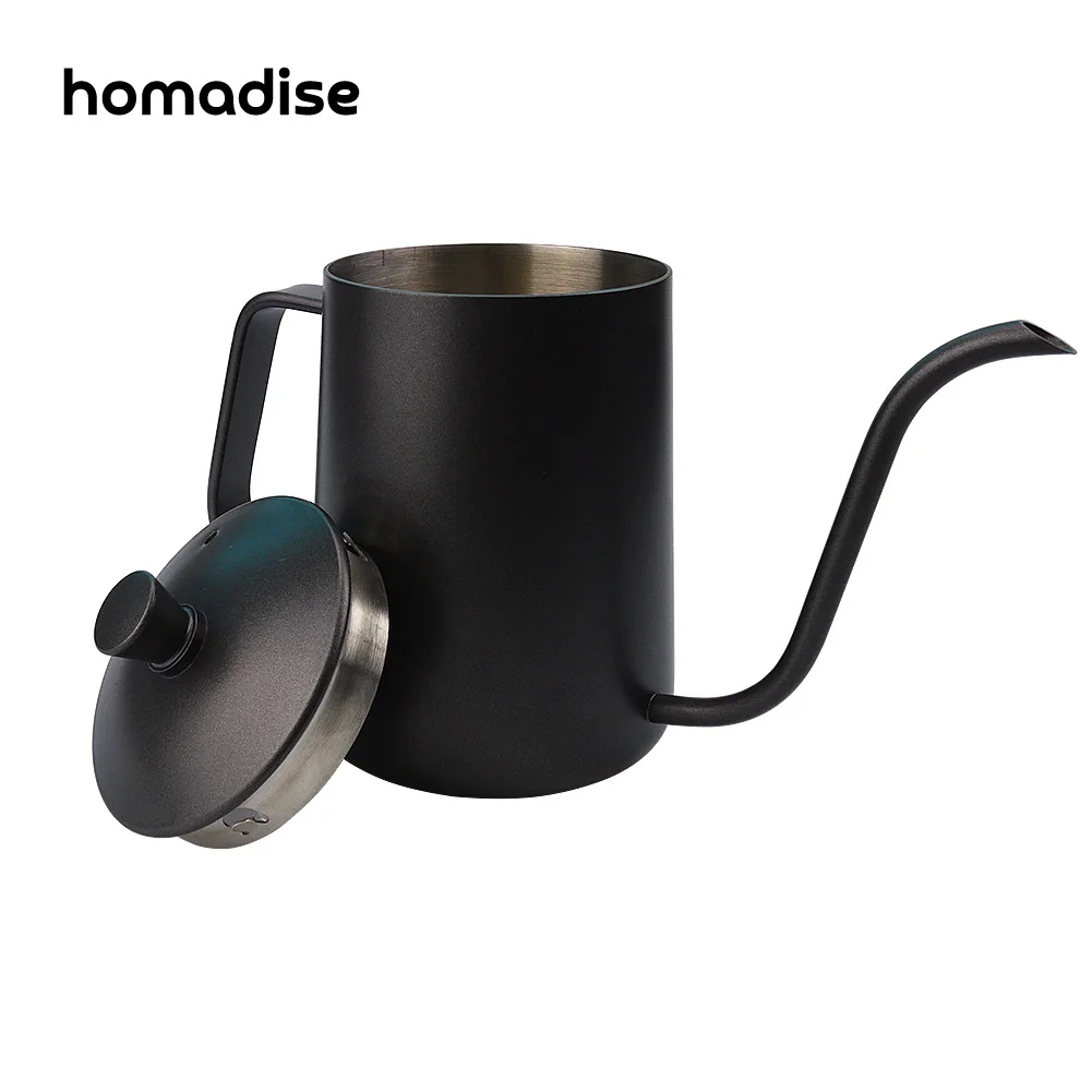 Homadise 304 Stainless Steel Espresso Coffee Pitcher Craft Pot Pour