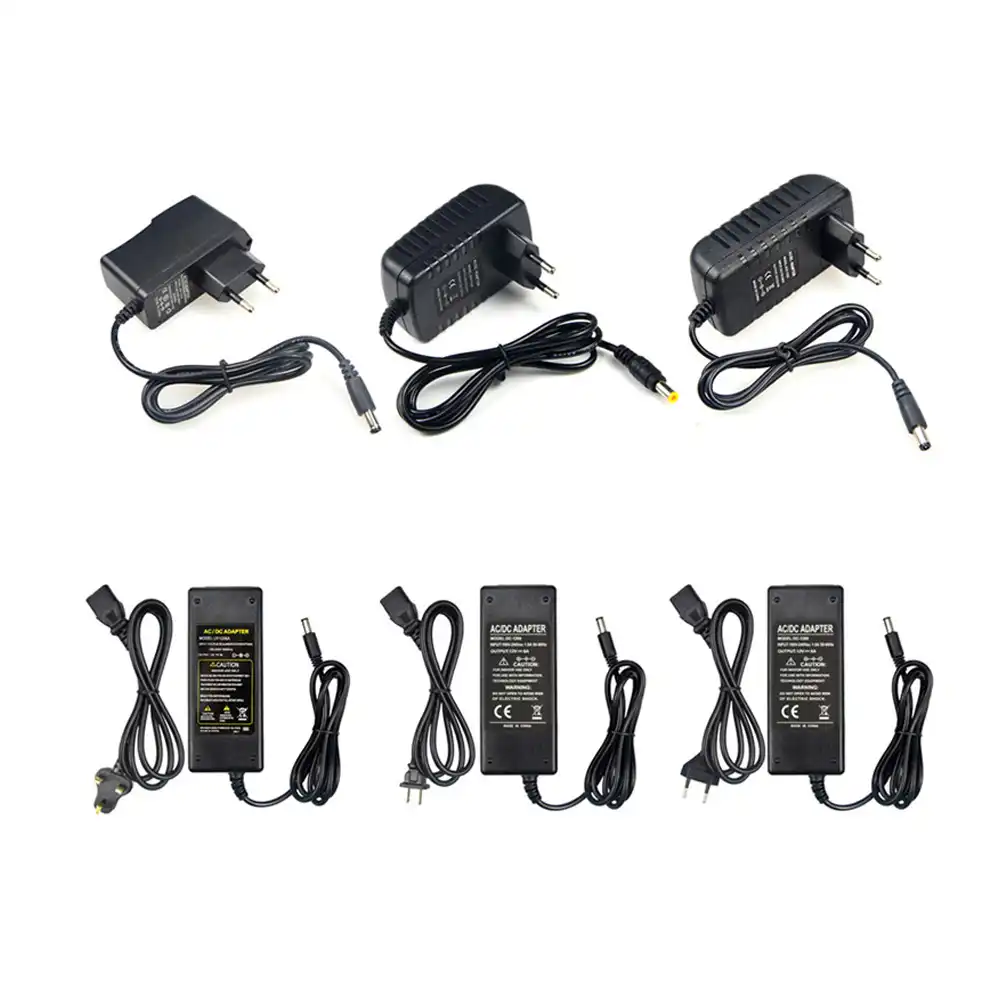 12 В блок питания DC12V адаптер 1A 2A 3A 5A 6A 8A 10A трансформатор AC 110V 220 V к DC Вольт конвертер