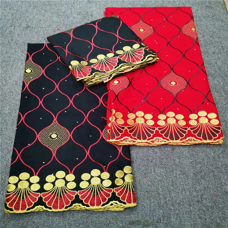 

2019 African Swiss Voile Lace Fabric embroidery lace trim high quality african Dry cotton lace fabric for wedding LU012305