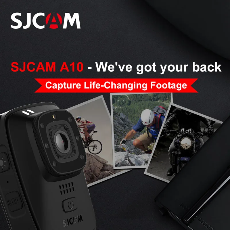 SJCAM A10 Portable Body Cam Wearable Infrared