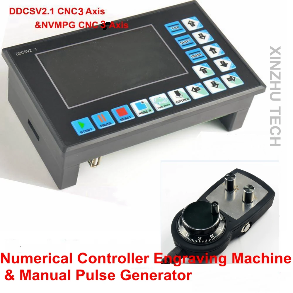 Новейший гравировальный станок с числовым контроллером DDCSV 2 1 500 кГц CNC 3 оси и NVMPG 6