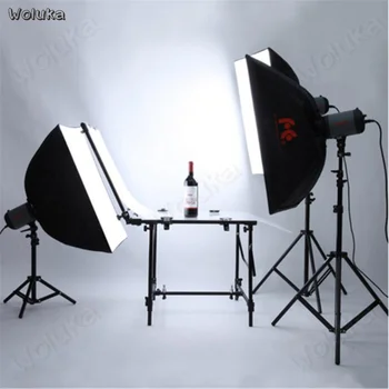 

Falconeyes 250W Flash Studio Light Photography light studio set photographic equipment with Light Stand and softbox CD15 T02