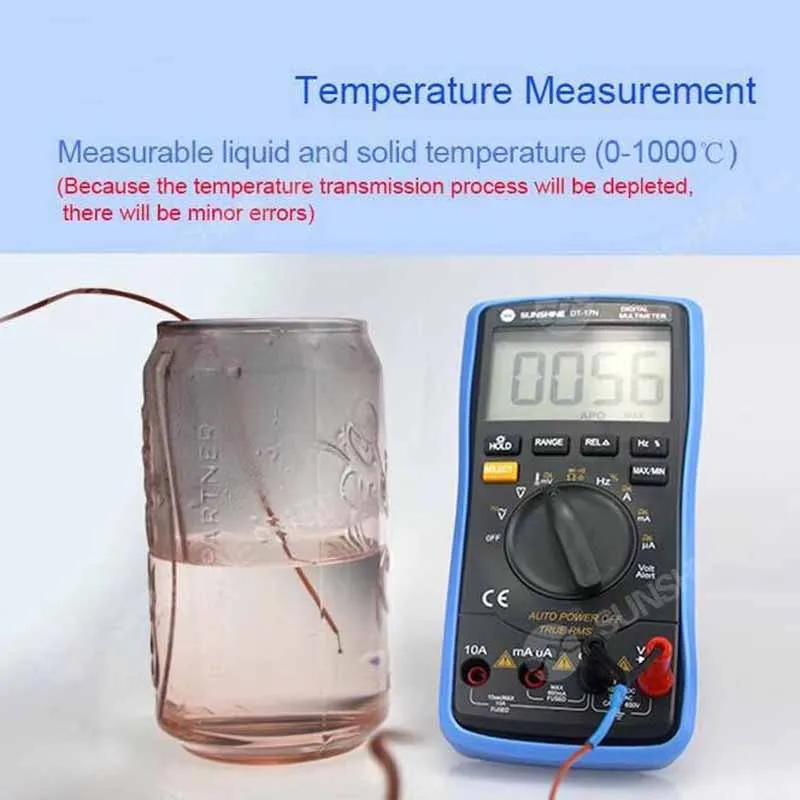DT-17N Auto Range lcd display Multimeter Digital