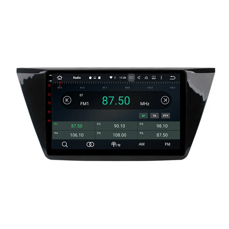 Flash Deal Aoluoya IPS RAM 4GB Octa Core Android 8.0 CAR Radio DVD GPS Navigation For VW Volkswagen Touran 2016 2017 audio multimedia WIFI 3