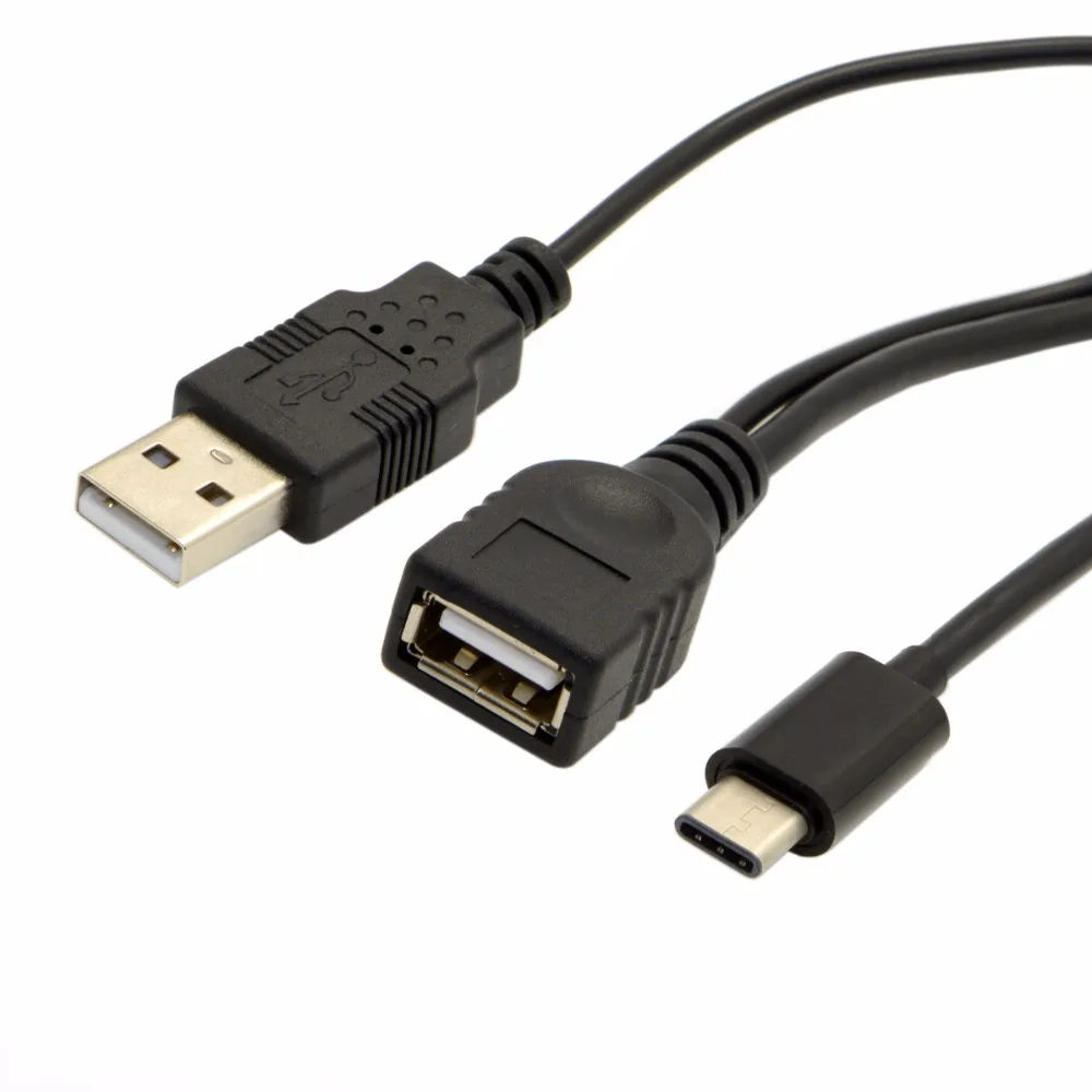 USB 3 1 Type c OTG 2 0 Женский кабель для передачи данных с дополнительным питанием Female|usb