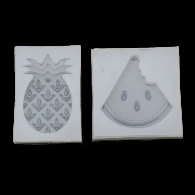 

2Pcs Pineapple Watermelon Fruit Silicone Mold Resin Casting Jewelry Baking Tool Drop Ship W2952001