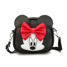 Новая женская сумка-мессенджер, новая милая детская винтажная модная сумка через плечо с Микки для девочек, сумка на одно плечо