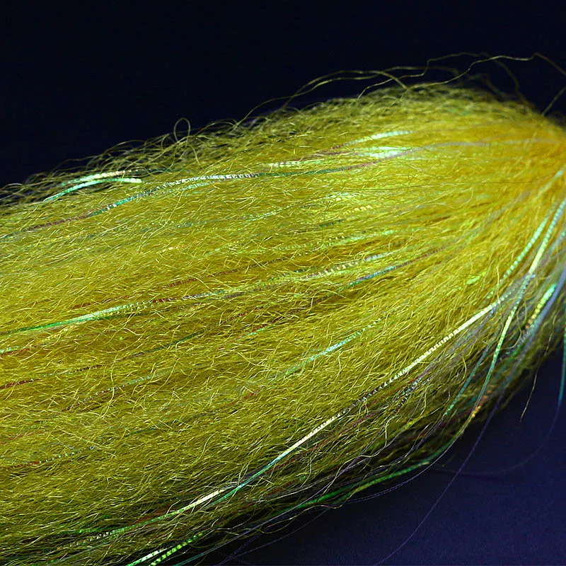 Фото Royal Sissi 8 цветов Flash N Slinky fiber, Длинные мерцающие синтетические волосы, ворсинки для морской воды, материалы для завязывания мушек №2