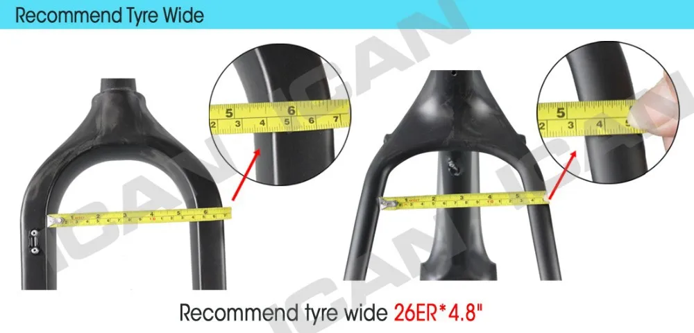 Discount ICAN High Performance Carbon fat bike frame 26er carbon fatty bike frame Rear Space 197mm 16/18/20inch 120mm BSA 15 Discount ICAN High Performance Carbon fat bike frame 26er carbon fatty bike frame Rear Space 197mm 16/18/20inch 120mm BSA 15