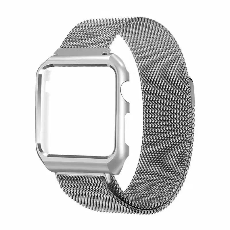 New Milan Stainless Steel Apple Watch Bands with 38mm 42mm +Frame Magnetic Loop buckle Good Quality apple-bands-series- : image New Milan Stainless Steel Apple Watch Bands with 38mm 42mm +Frame Magnetic Loop buckle Good Quality apple-bands-series-