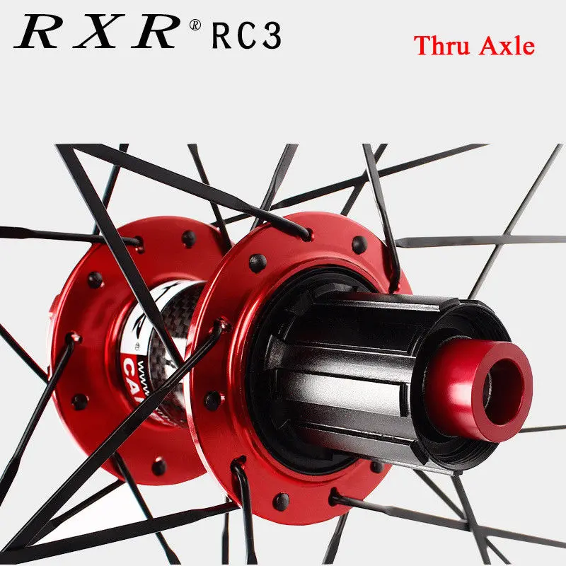 RXR 26er 27,5 er 29er алюминиевые колеса для горного велосипеда 25 мм обода 7-11s MTB велосипедные колеса наборы дисковых тормозных колес - Цвет: 29-Black Red-TA