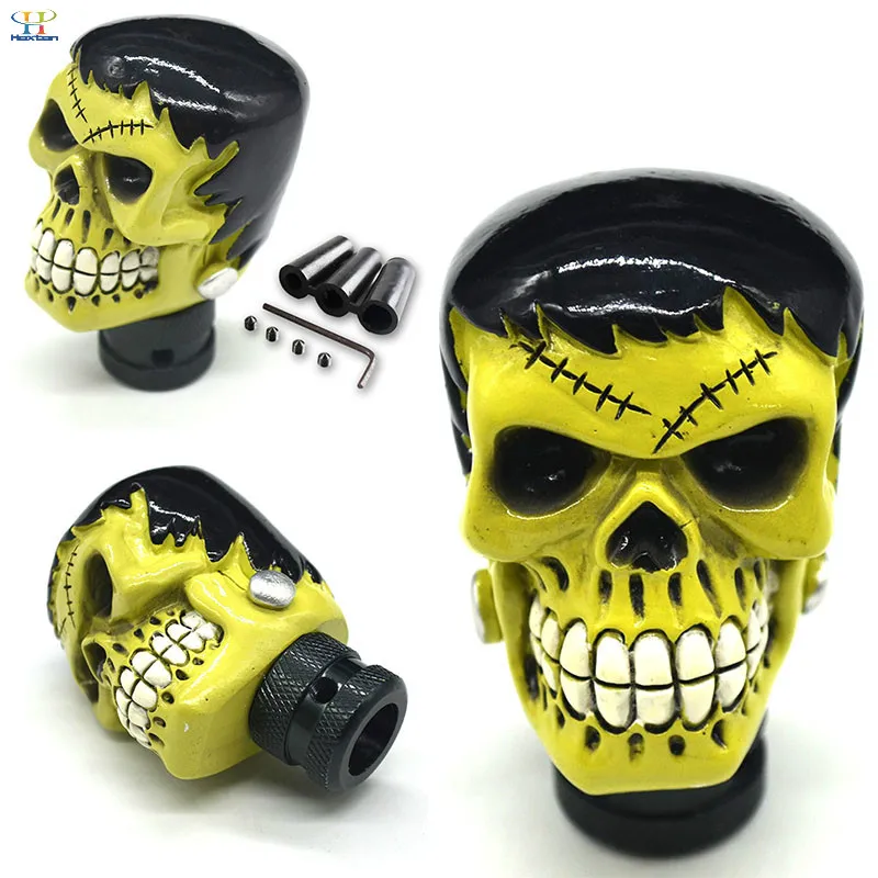 

Universal Gear Shift Knob Car Skull Head Modification Shift Knob Gear Stick Car personality Gear Knob Modified