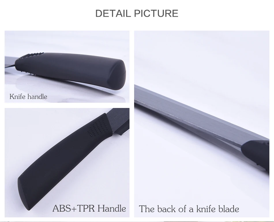 Нож шеф-повара 5 дюймов керамические ножи для чистки овощей бытовой черный Цирконий Кухонный нож инструмент ABS Ручка защитный чехол