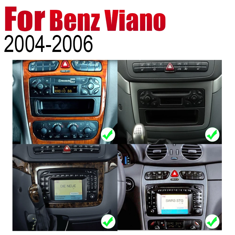 Cheap AutoRadio 2 Din Android Car DVD Player For Mercedes Benz Viano 2004~2006 NTG GPS Navigation BT Wifi Map Multimedia system Stereo 1
