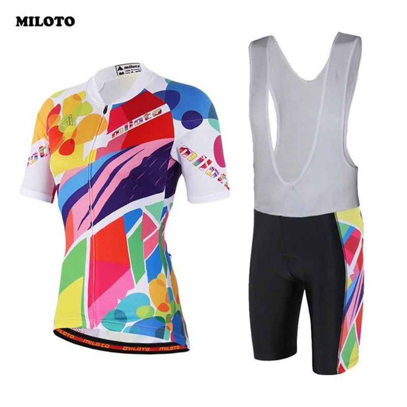 

2017 Women Cycling Jersey (Bib) Shorts Set Team Ropa Ciclismo Sportswear Bike Clothing Bicycle Top Gel Bib Shorts S-4XL