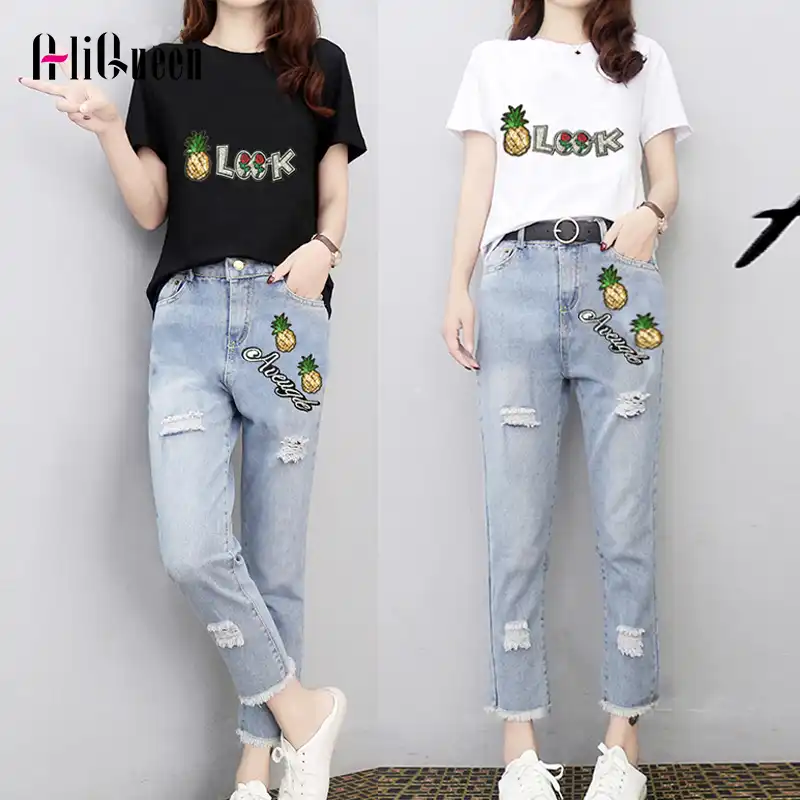 jeans t shirts for girls