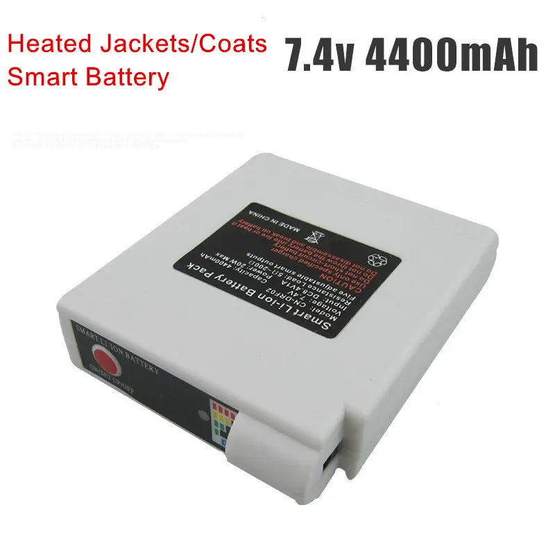 Электрическая нагревательная одежда поясные повязки Подушка 7 4 V 4400mah батарея
