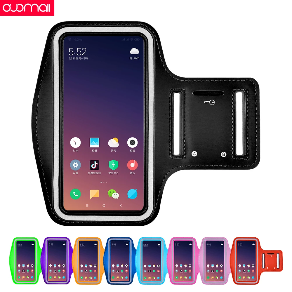 ل xiaomi العالمي واقي للذراع ل iphone se ل Redmi k20pro/note7/mi9se/8/7/6 الذراع حقيبة ذراع هاتف محمول جيب في الهواء الطلق ممارسة