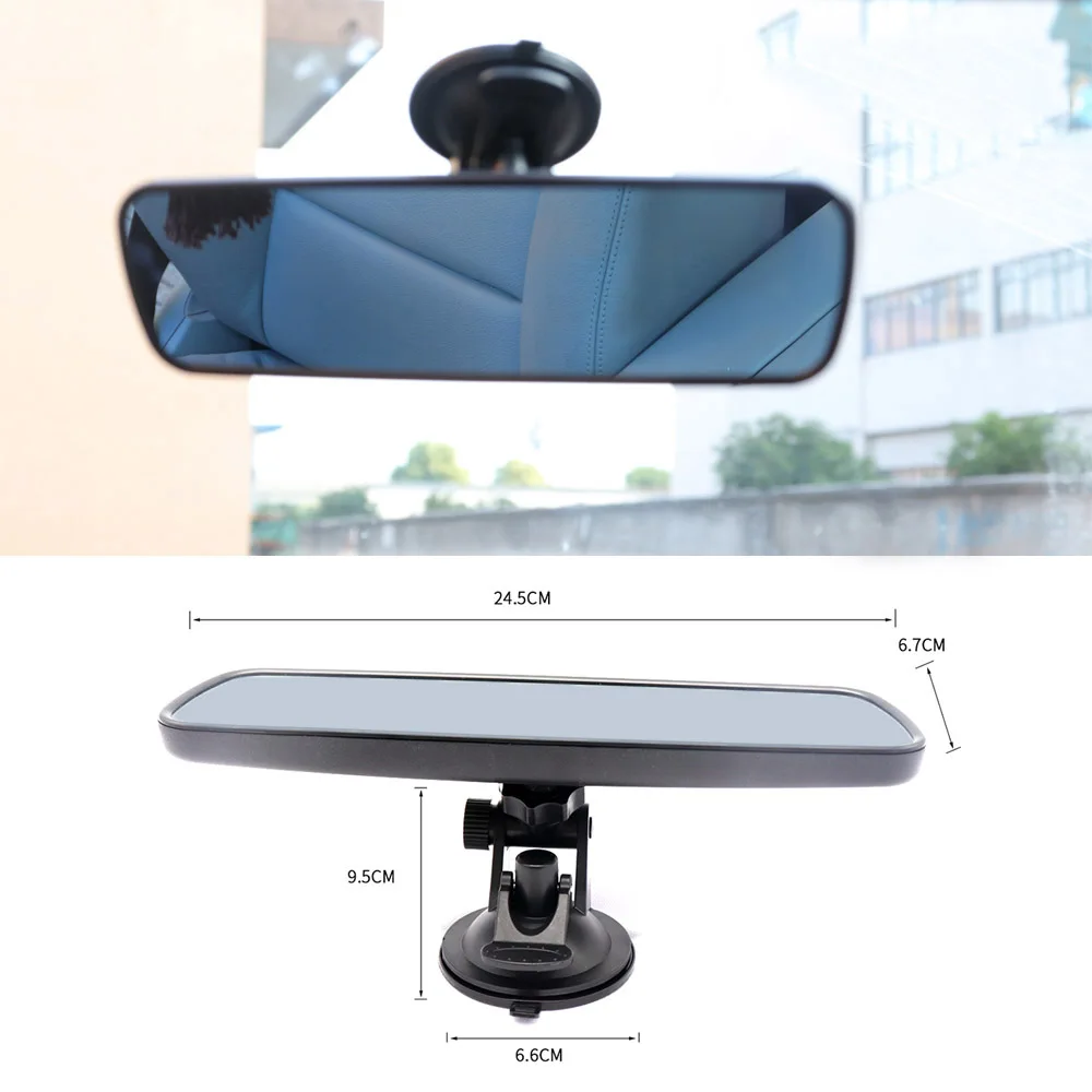 

Car Interior Rear View Mirror For VW BMW Audi Toyota Benz Ford Universal Auto Rearview Mirrors Clear Anti Glare Wide Vision