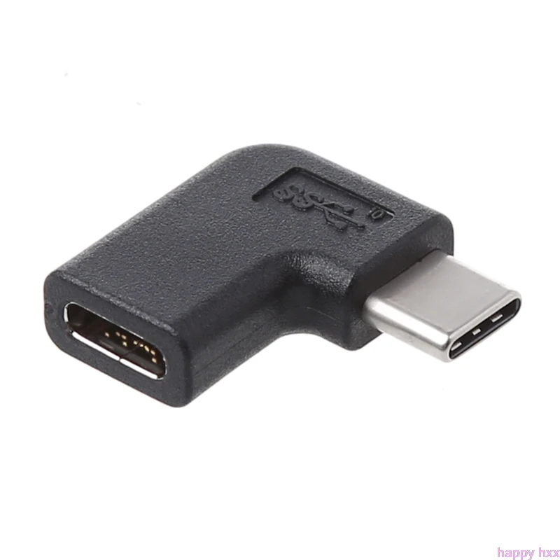 90 градусов под прямым углом USB 3,1 type C Мужской и женский USB-C конвертер адаптер