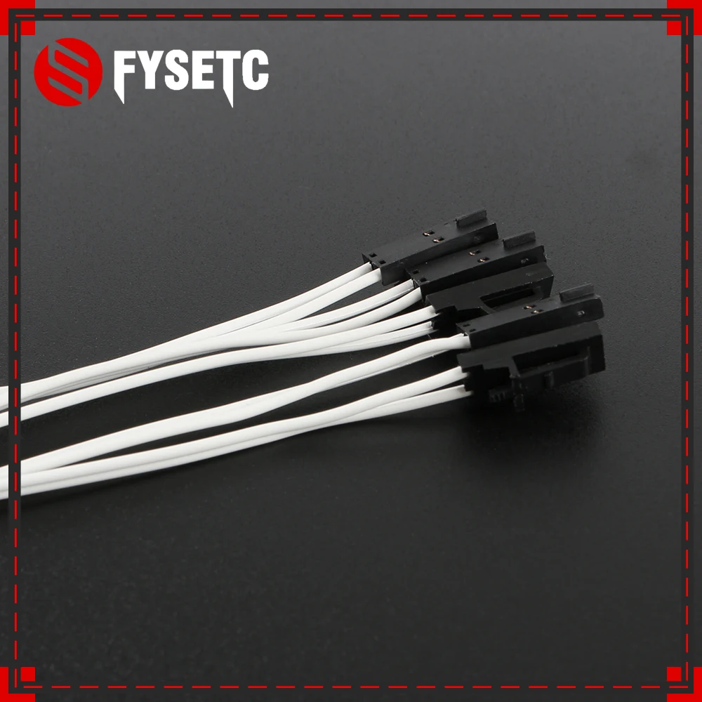 5 قطعة 3D طابعة أجزاء HT-NTC100K الثرمستور استشعار درجة الحرارة L 1 M ل 350 درجة ل Prusa i3 MK2S/ MK3/MK3S Hotend الطارد