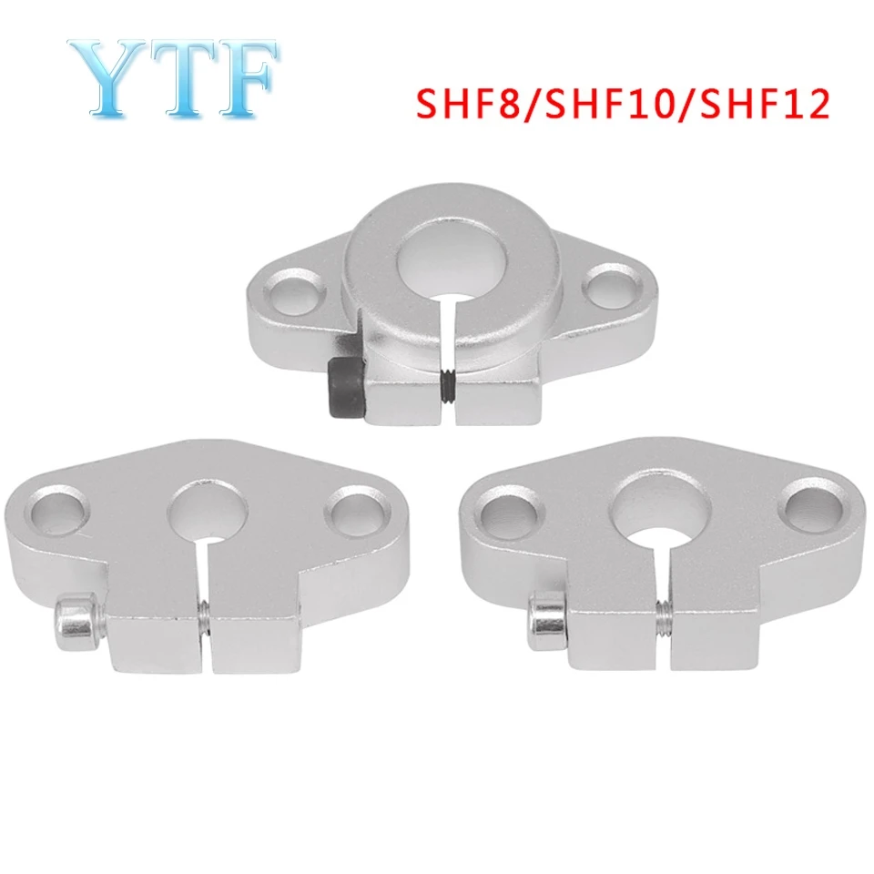 1X SHF10 10mm Flange Mount Linear Rail Shaft Support Linear Rod shaft Support