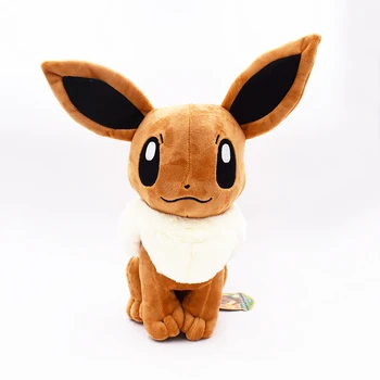 

2017 Cheap Price Free Shipping Plush Toy 12" 30cm Big Sitting Eevee Soft Stuffed Animals Toy Gift