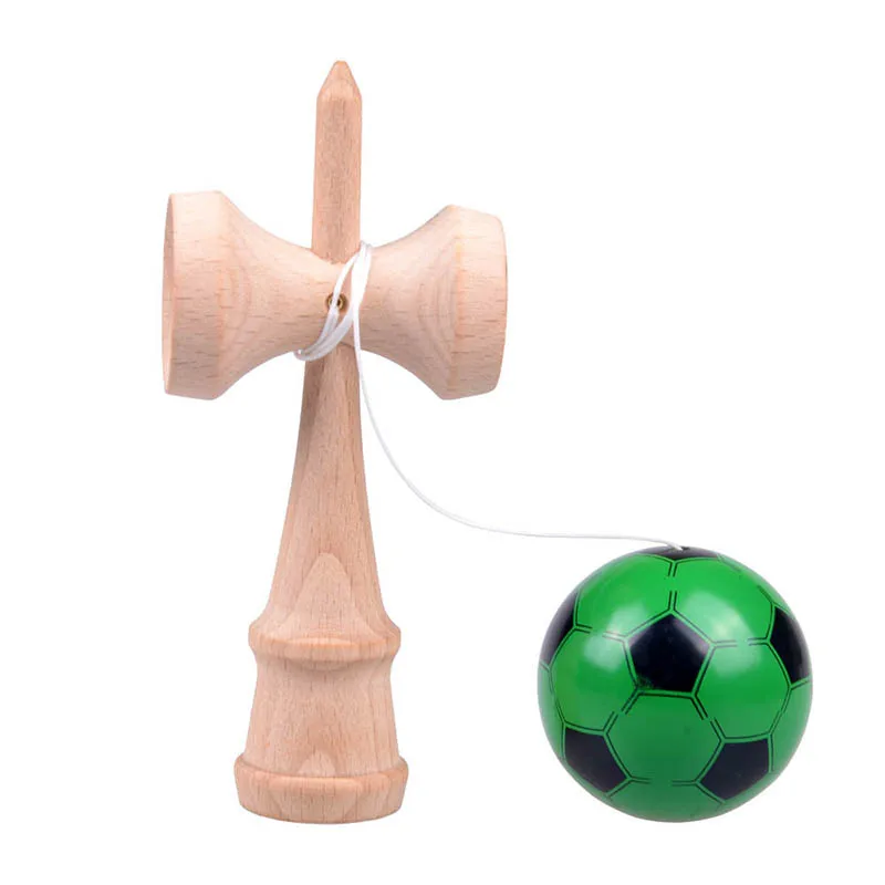 Kendama деревянный шар профессиональная игрушка Kendama умение жонглирование шары игрушка для детей взрослых цвета случайный день рождения Рождество игрушка