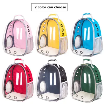 

7 Color Cat Dog Space Capsule Pet Cat Dog Backpack Window for Kitty Puppy Small Cat Dog Carrier transport Outdoor Travel Bag