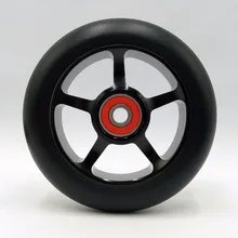 2 шт 100*24 мм скутер для трюков в стиле Фристайл колеса 88A алюминиевый Alliy концентратор высокоэластичный PU с ABEC-9 подшипниками