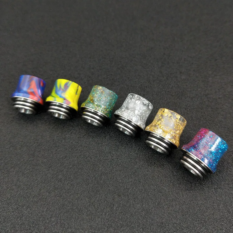30pcs 810 Stainless Steel + Resin Drip Tip High Quality Drip Tip For TFV8 BIG BABY TFV12 Prince