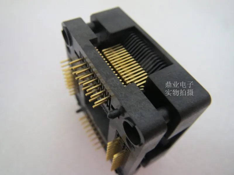 wiretracker Opentop OTQ-64-0.8-02 QFP64/TQFP64/LQFP64 0.8MM IC Burning seat Adapter testing seat Test Socket test bench in stock network cable repair maintenance tool kit