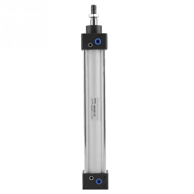 

32mm Bore 200mm Stroke Aluminum Alloy Screwed Piston Rod Pneumatic Air Cylinder Dual Action New