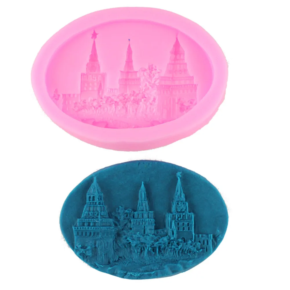 20pcs M249 ancient building castle royal house Cooking Mold Chocolate