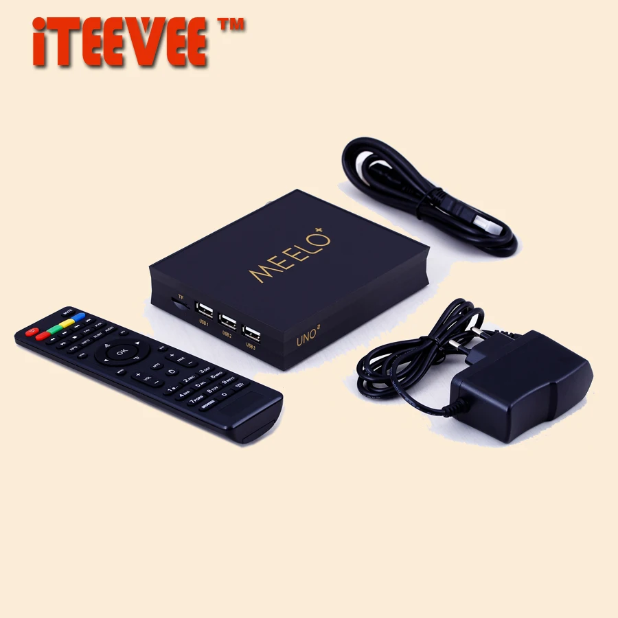 1 шт. Meelo uno2 1G/8G MEELO UNO 2 2 ГБ 16 ГБ Android 5.1.1 ТВ коробка DVB-T2+ DVB-S2 Amlogic S905 четырехъядерный 1080p 4K KD DVB PK X9