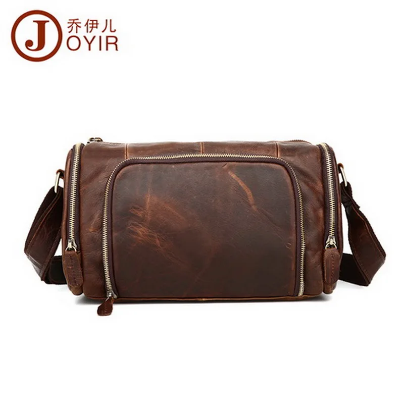 

2017 New Arrival Polyester Solid New 100% Genuine Leather Men Messenger Bag Design Pillow Bags Horizontal Casual Crossbody B349