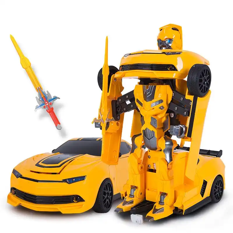 Remote Control Deformation Car Remote Control Rc Transformation Bumblebee Robots Car Toys Rc Robot Model Rc Robot Transformers Bumblebeerobot Model Aliexpress