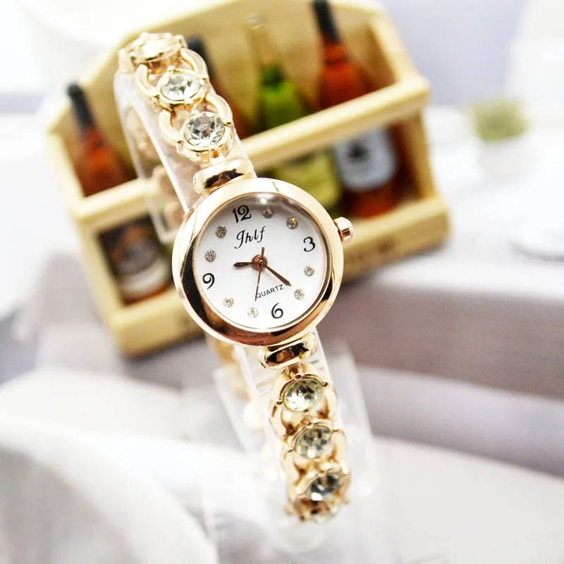 Bracelet Watch Lady Watch Female Fashion Trend Female Watch Female Student Korean Version Simple Leisure Drill 3