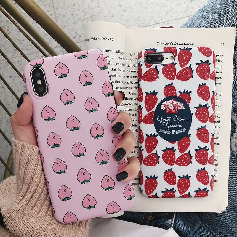 

Strawberry peach Phone Cover For Huawei Honor 10 Honor 9 Mate 10 Pro P20 P30 Pro Mate 20 P20 Pro Nova 3 3i 4 Soft fundas Case