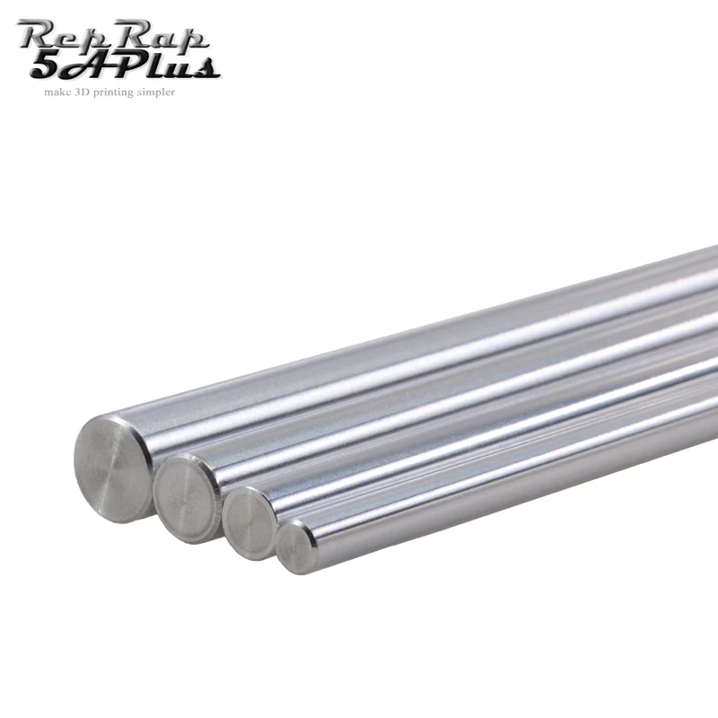 4 X Cylinder Linear Motion Rod Rail Shaft Optical Axis OD 8mm X 200mm-350mm New