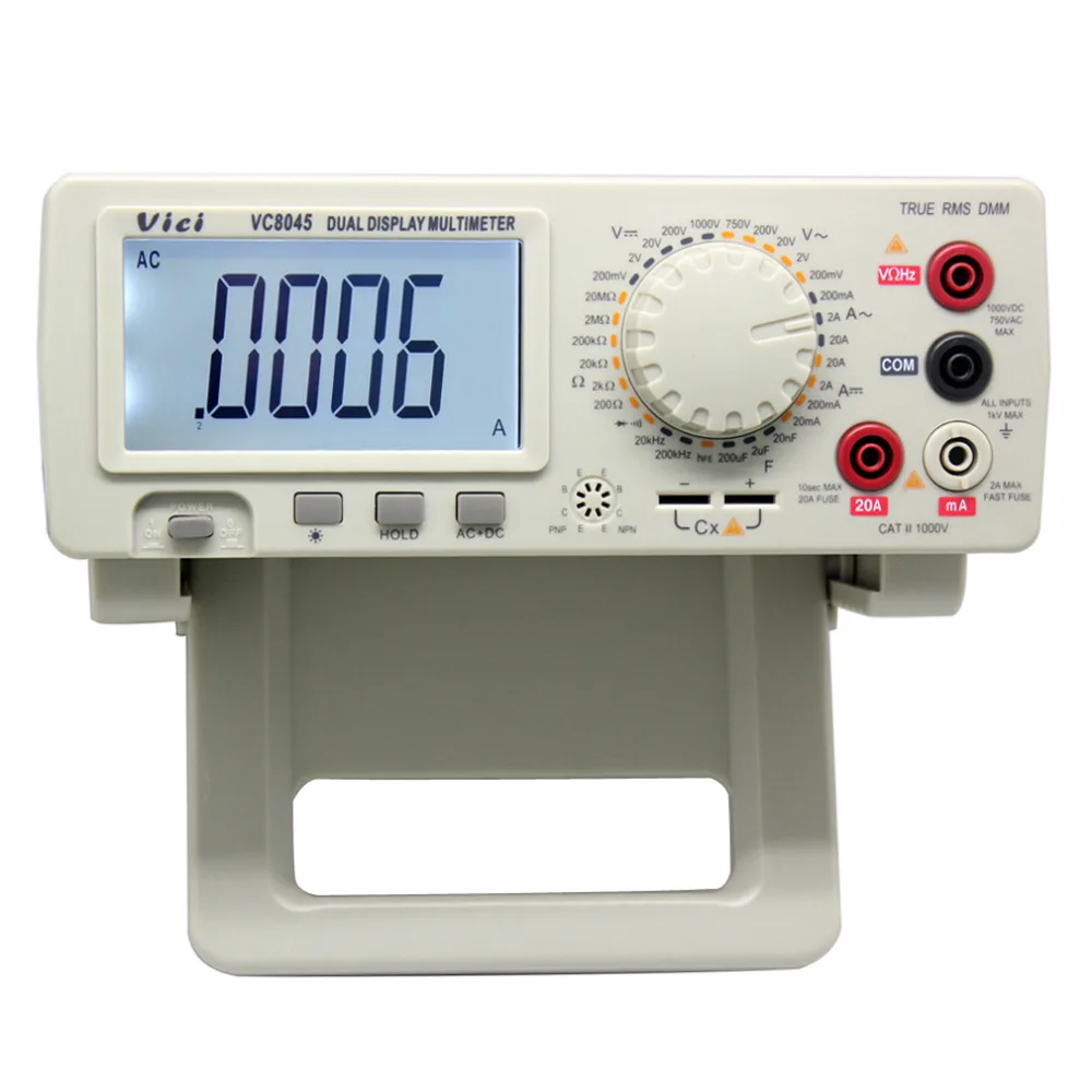 

New VC8045 BENCH TOP 4 1/2 True RMS MULTIMETER DCV/ACV/DCA/ACA