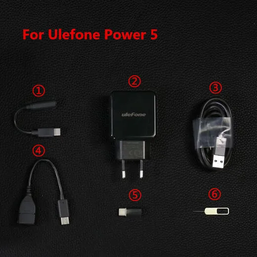 

For Ulefone Power 5 6.0" FHD MTK6763 Cellphone Charger Type-C Usb Cable Transfer Data Line SIM Card Eject Pin