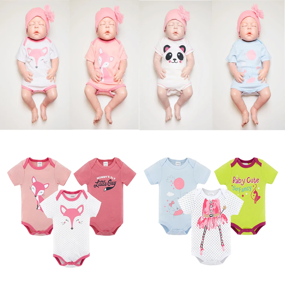 Infant Baby Girls Bodysuit Short-Sleeve Onesie Im Coming Baby Print Jumpsuit Autumn Pajamas