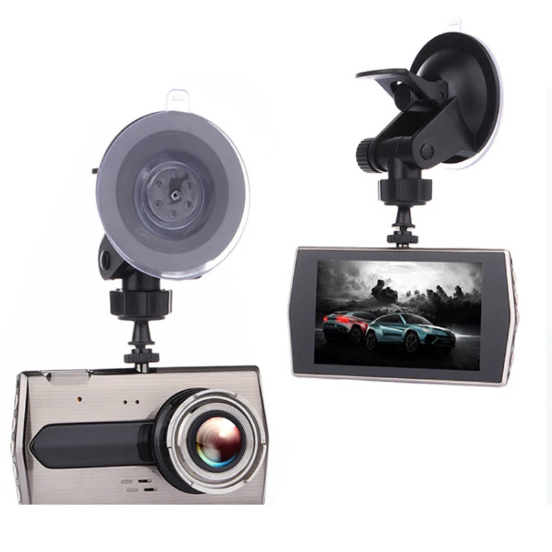 Full HD 1080P Dash Camera Car DVR Dual Lens 4 IPS Front+Rear Night Vision Camera video registrator recorder Car Parking Monitor (8)