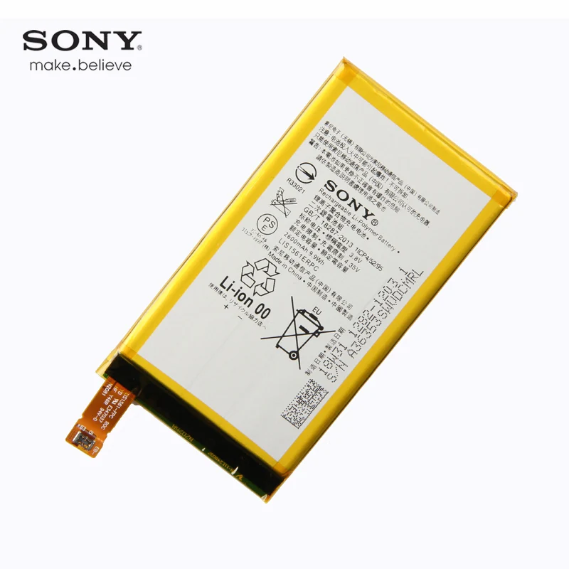Оригинальный аккумулятор Sony LIS1561ERPC для Xperia Z3 Compact Z3c Mini D5803 D5833 2600 мАч|battery for|battery for