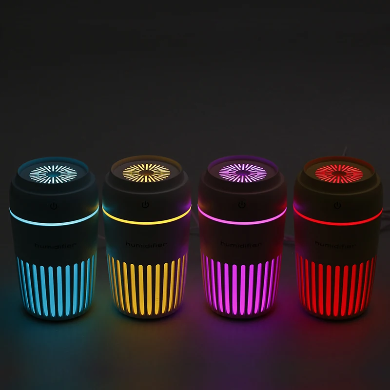 Colorful LED Night Light Ultrasonic Humidifier USB Air Purifier 300ML Mini Aroma Diffuser Mist Maker Fogger for Home Office Car Colorful LED Night Light Ultrasonic Humidifier USB Air Purifier 300ML Mini Aroma Diffuser Mist Maker Fogger for Home Office Car