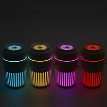 Colorful LED Night Light Ultrasonic Humidifier USB Air Purifier 300ML Mini Aroma Diffuser Mist Maker Fogger for Home Office Car 300ml 3 in 1 multi function humidifier mini cooling fans car air purifier led light usb humidifier air cleaner mist maker fogger
