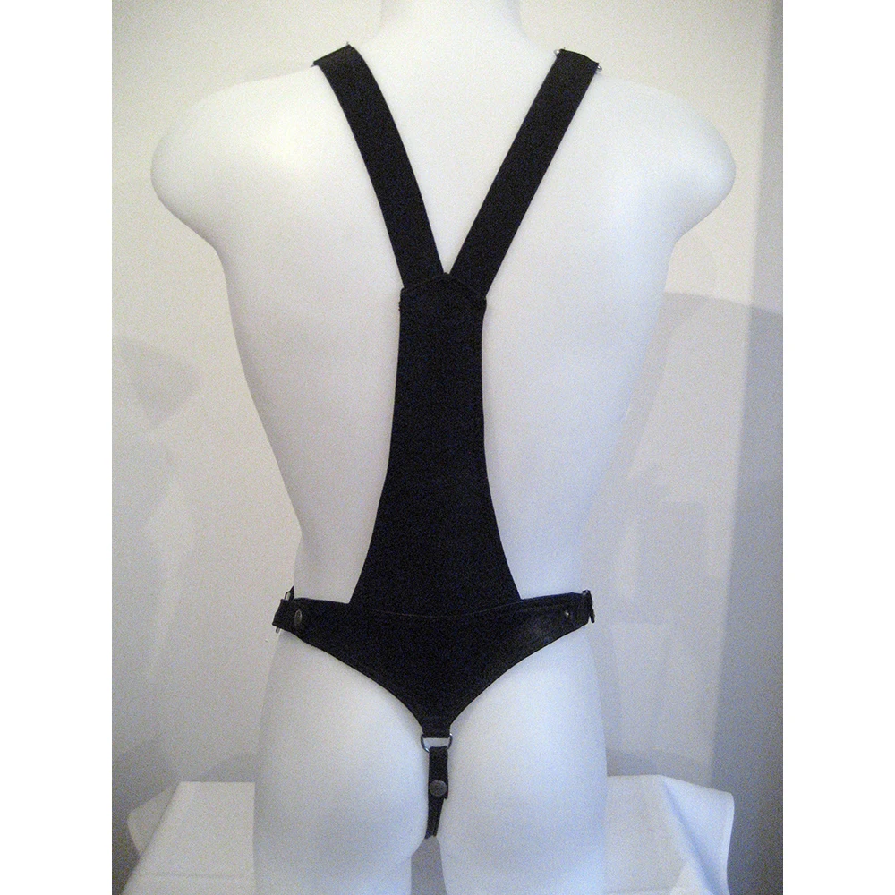 Body Sexy Hot Erotic Teddy Lingerie Bodysuit Men Faux Leather One Piece Bandage Suit Gay Fetish Erotic Body Sexy Wear Costumes (14)