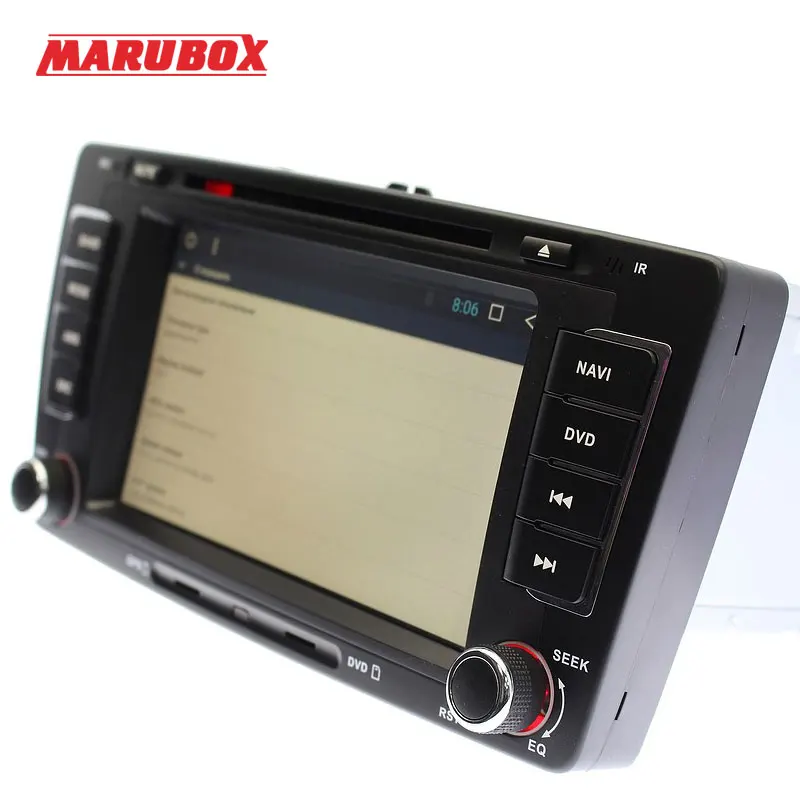 Marubox M7083 Штатная магнитола для SKODA OCTAVIA 2003 2014 Четырехядерный процессор Allwinner R16 Android