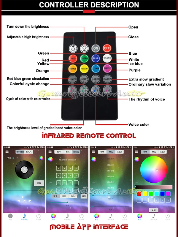 Tcart приложение управление RGB светодиодный для vw golf 4 mk4 полосы под автомобильную трубу дном система подсвечивания неоновый светильник с дистанционным управлением